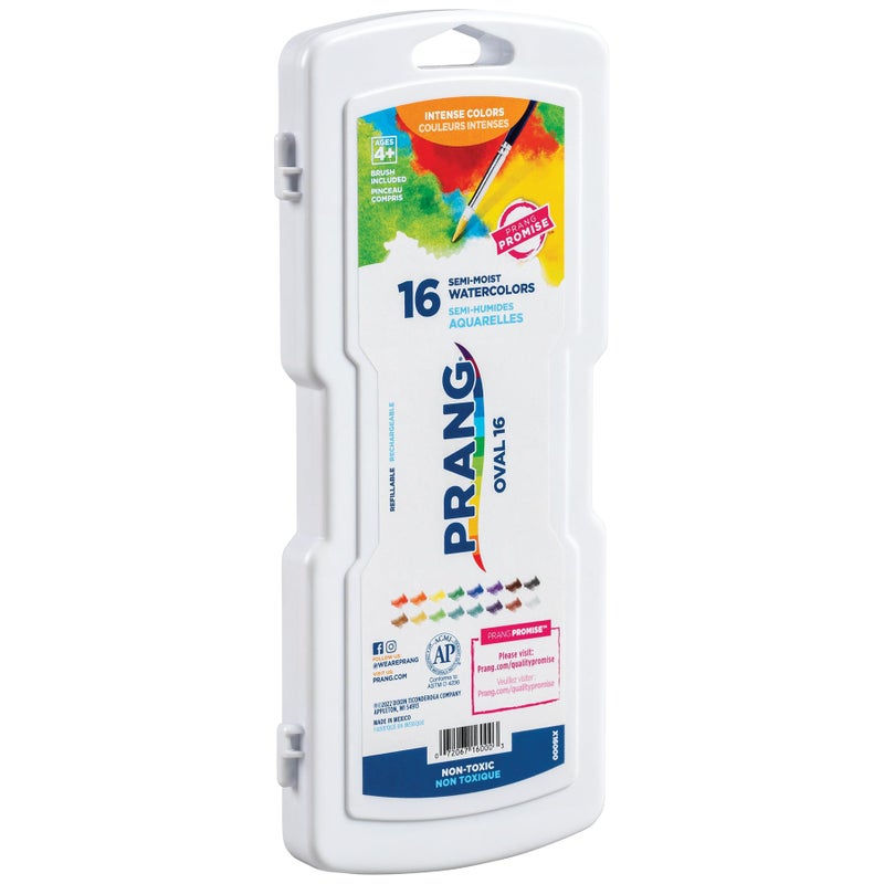 Prang Oval Pan Watercolor Paint Set, 16 Assorted Colors, 1 Count - Image 5